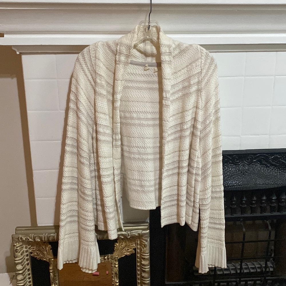 Gorgeous Cream Crochet Knit Cardigan - MOTH (from Anthropologie)